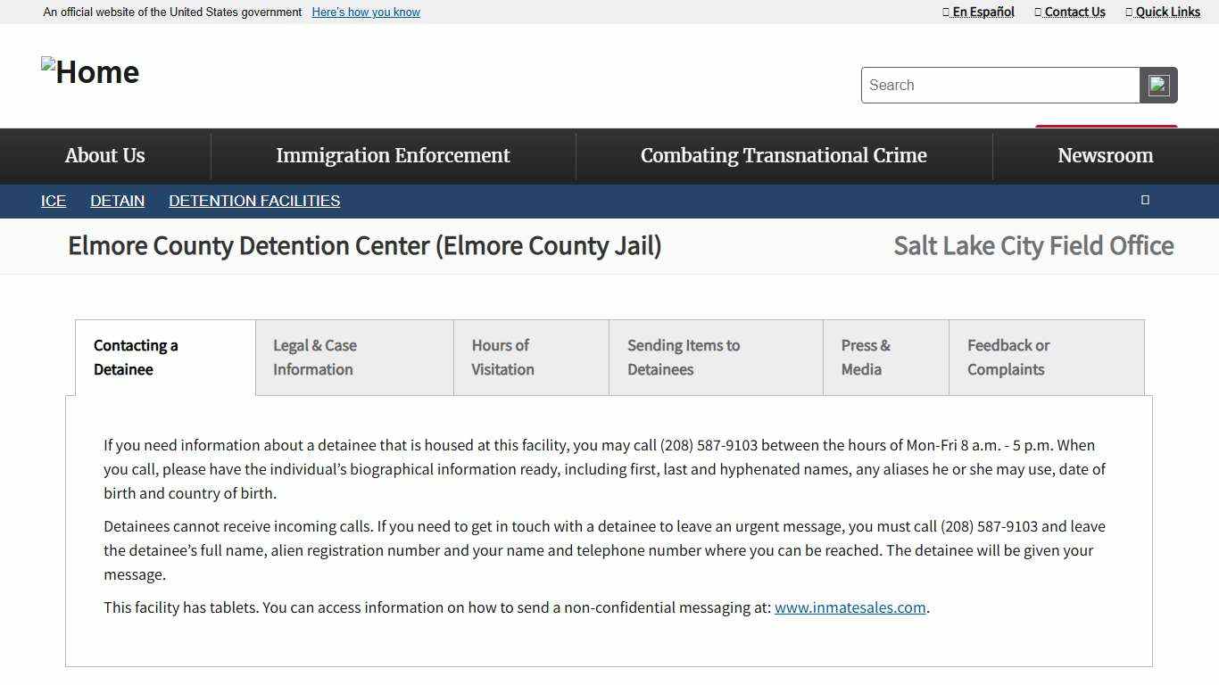 Elmore County Detention Center (Elmore County Jail) | ICE